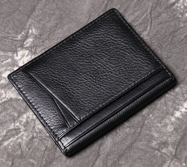 DEEPKEE original nubuck handmade full-grain genuine leather cowhide bag First Layer Cowhide, Credit Card/Driver's License Holder No.1012