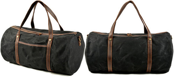 DEEPKEE original nubuck handmade full-grain genuine leather cowhide bag Urban Weekender Duffle Bag #9824