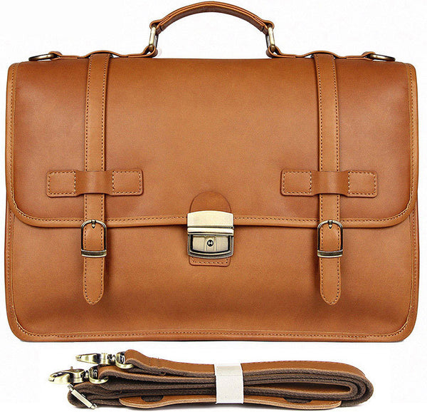 DEEPKEE original nubuck handmade full-grain genuine leather cowhide bag DEEPKEE® British style cowhide business briefcase #7397