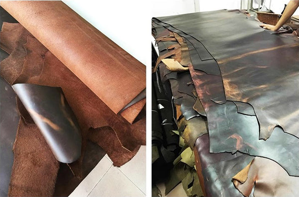 DEEPKEE original nubuck handmade full-grain genuine leather cowhide bag Slim Briefcase DEEPKEE LEATHER 2 Folio No.SF046