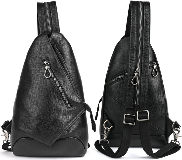 DEEPKEE original nubuck handmade full-grain genuine leather cowhide bag Deepkee Leather Unisex Dual-use Bag Backpack #SJ007