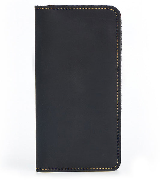 DEEPKEE original nubuck handmade full-grain genuine leather cowhide bag The Long Wallet #2043