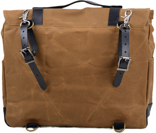 DEEPKEE original nubuck handmade full-grain genuine leather cowhide bag DEEPKEE®New Design Knight Bags, tail bags, riding equipment #9719