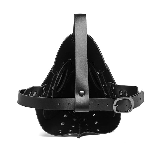 DEEPKEE original nubuck handmade full-grain genuine leather cowhide bag Deepkee Punk Medieval Plague Long Bird Beak Mask #FPBM010