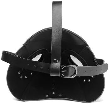 DEEPKEE original nubuck handmade full-grain genuine leather cowhide bag Halloween Steampunk Plague doctor Beak Mask Ball Party Mask HG65006