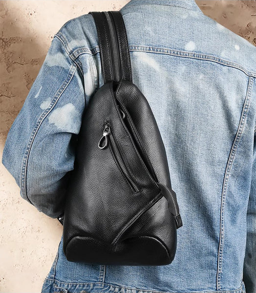 DEEPKEE original nubuck handmade full-grain genuine leather cowhide bag Deepkee Leather Unisex Dual-use Bag Backpack #SJ007