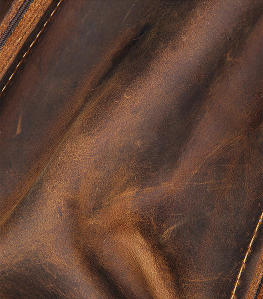 DEEPKEE original nubuck handmade full-grain genuine leather cowhide bag WILD CRAZY HORSE COWHIDE LEATHER BRIEFCASE #7370R