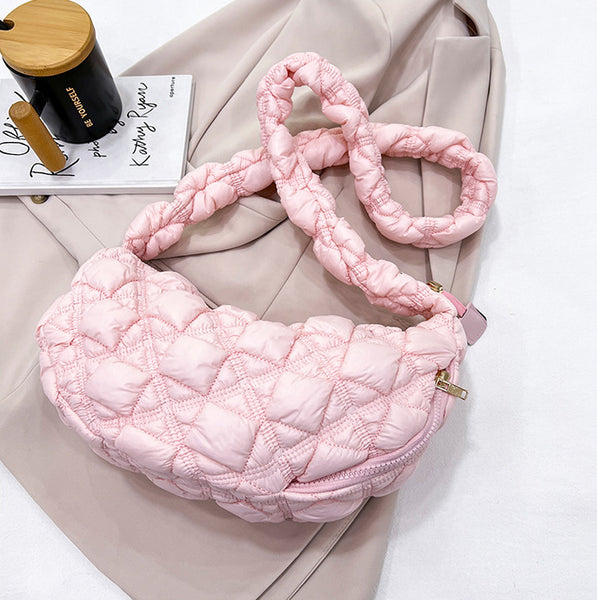 DEEPKEE original nubuck handmade full-grain genuine leather cowhide bag Gnocchi Bag Cross-Body Cozy Bag 雲朵包 WXQ-2