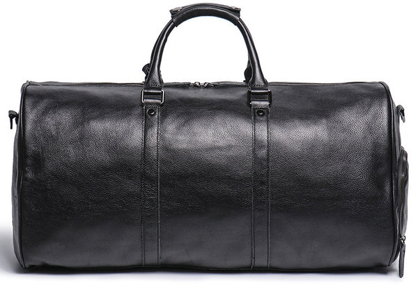 DEEPKEE original nubuck handmade full-grain genuine leather cowhide bag DEEPKEE HANDMADE | Bryan Leather Duffle Bag No.30004