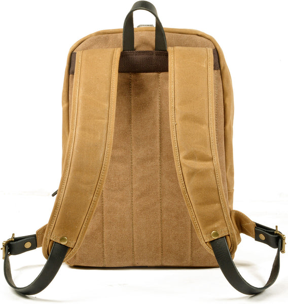 DEEPKEE original nubuck handmade full-grain genuine leather cowhide bag Outdoor canvas mountaineering backpack #5035