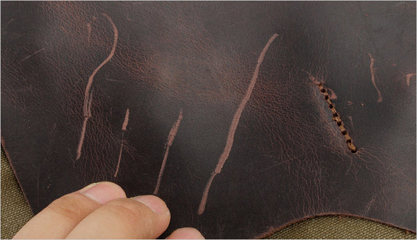 DEEPKEE original nubuck handmade full-grain genuine leather cowhide bag Deepkee®handmade Canvas&leather Roll Top Expansion Backpack No.5118