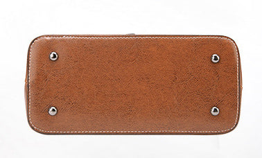 DEEPKEE original nubuck handmade full-grain genuine leather cowhide bag Cowhide Satchel Bag for Outgoing #6975-D