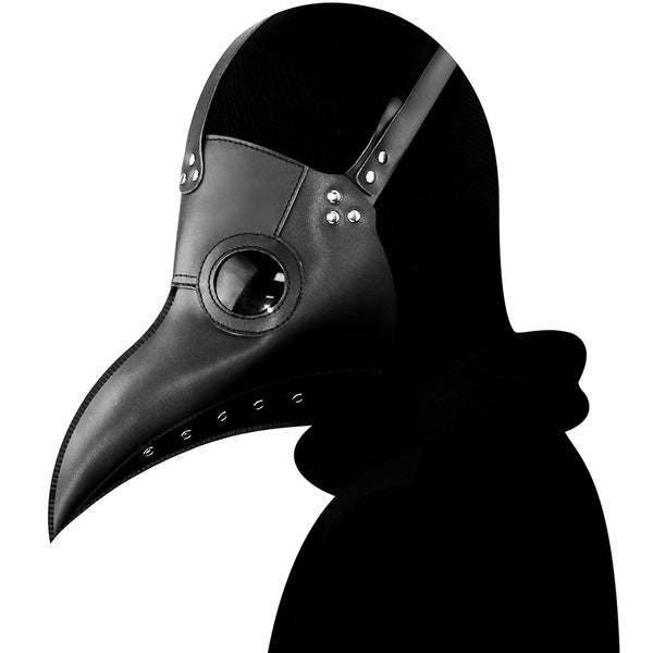 DEEPKEE original nubuck handmade full-grain genuine leather cowhide bag Deepkee Leather Plague Doctor Basis Mask #HG065