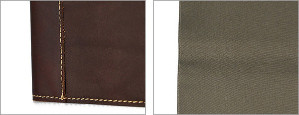 DEEPKEE original nubuck handmade full-grain genuine leather cowhide bag Suitable for 13.3-inch MacBookPro/Air Leather Vintage Laptop Protective Case #2117