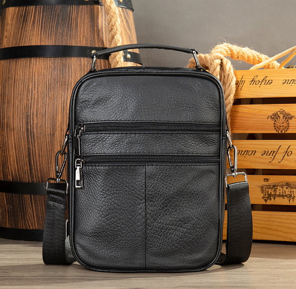 DEEPKEE original nubuck handmade full-grain genuine leather cowhide bag Genuine Leather Vintage Cowhide Crossbody Bag #6042