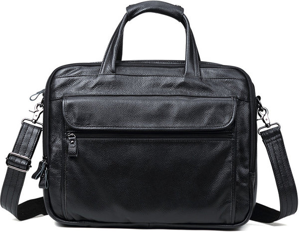 DEEPKEE original nubuck handmade full-grain genuine leather cowhide bag Deepkee Handicraft Leather Cowhide 15.6'' Briefcase Handbag #9912