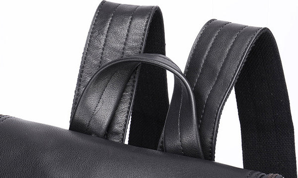 DEEPKEE original nubuck handmade full-grain genuine leather cowhide bag DEEPKEE real LEATHER Crocodile Design Style Cowhide Backpack #1269