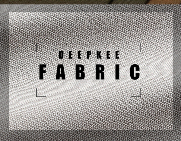 DEEPKEE original nubuck handmade full-grain genuine leather cowhide bag Coffee Maker/Chef Canvas Apron #710754