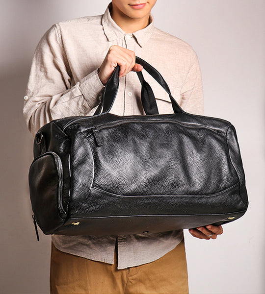 DEEPKEE original nubuck handmade full-grain genuine leather cowhide bag DEEPKEE LEATHER | Lance WEEKEND BAG No.1109