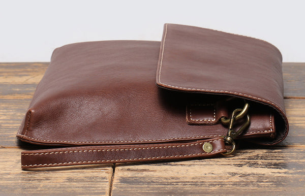 DEEPKEE original nubuck handmade full-grain genuine leather cowhide bag The DEEPKEE Crossbody Messenger Bag #1039