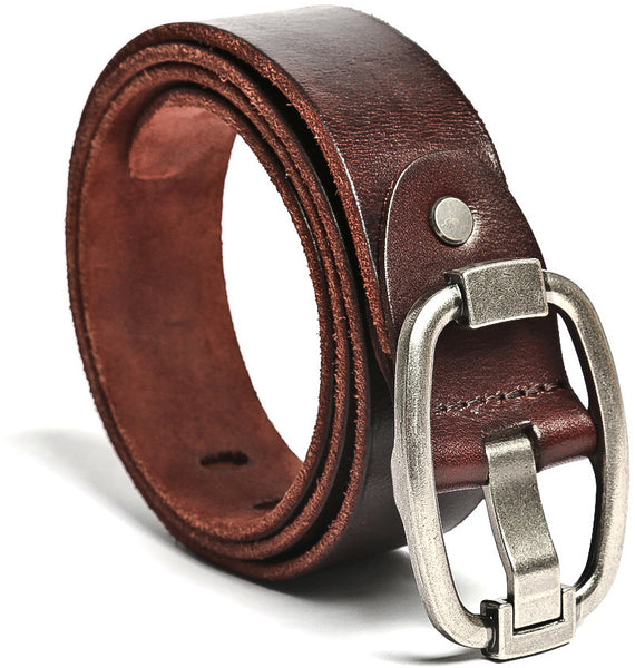 DEEPKEE original nubuck handmade full-grain genuine leather cowhide bag Deepkee genderless Perfect Leather Belt #15014