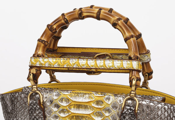 DEEPKEE original nubuck handmade full-grain genuine leather cowhide bag python bag #cloud bag #snakeskin bag #black and white bag #gift for her #genuine leather bag #python handbag #clutch #handbag #