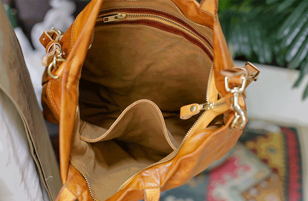 DEEPKEE original nubuck handmade full-grain genuine leather cowhide bag VOYAGER SHOPPER TOTE/ horsehide BRIEFCASES No.31008