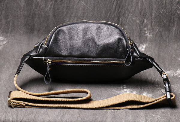 DEEPKEE original nubuck handmade full-grain genuine leather cowhide bag Theo Sling Bag No.30202