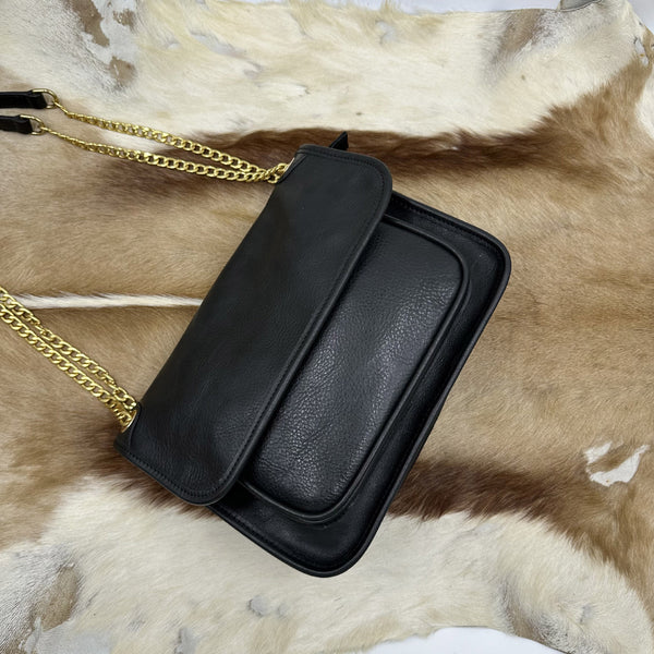 DEEPKEE original nubuck handmade full-grain genuine leather cowhide bag Handmade Evening Bag 21169