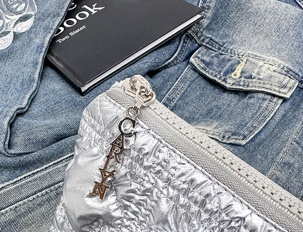 DEEPKEE original nubuck handmade full-grain genuine leather cowhide bag Embroidered Thread Lattice Coin Purse #5807