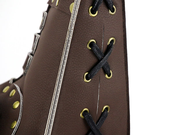 DEEPKEE original nubuck handmade full-grain genuine leather cowhide bag Steampunk Plague Beak Mask #HG073