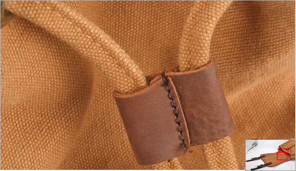 DEEPKEE original nubuck handmade full-grain genuine leather cowhide bag Outdoor Research Backpack #2105