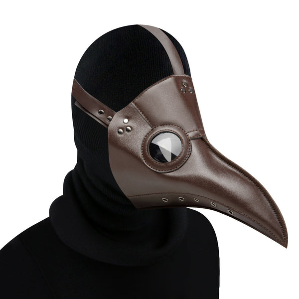 DEEPKEE original nubuck handmade full-grain genuine leather cowhide bag Deepkee Leather Plague Doctor Basis Mask #HG065