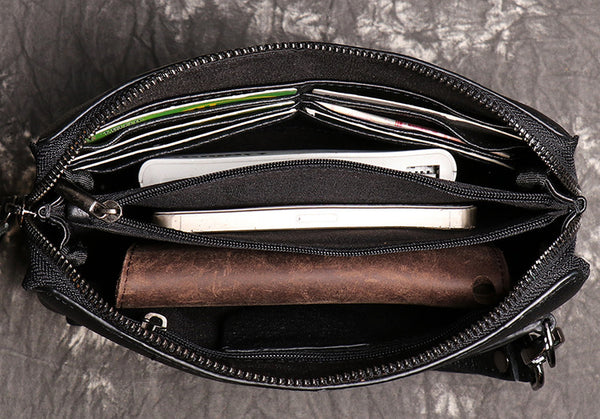 DEEPKEE original nubuck handmade full-grain genuine leather cowhide bag DEEPKEE HANDMADE | Genuine Leather Zip Around Wallet Clutch Wristlet Travel Long Purse No.J083