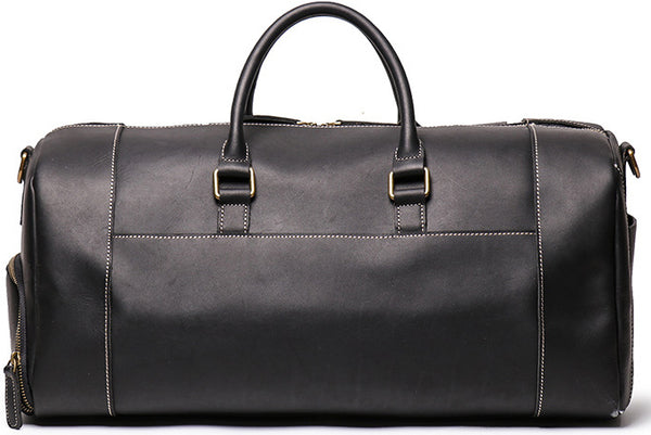 DEEPKEE original nubuck handmade full-grain genuine leather cowhide bag DEEPKEE HANDMADE | Caesar Crazy Horse Leather Luggage bag No.1188