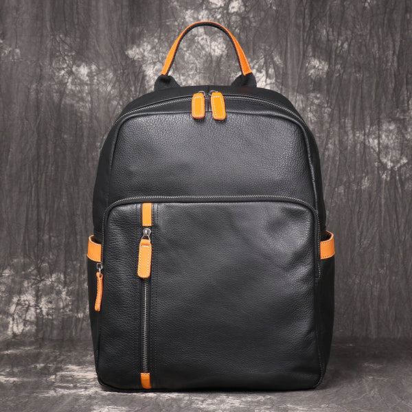DEEPKEE original nubuck handmade full-grain genuine leather cowhide bag The Cowhide Travel Backpack #1788