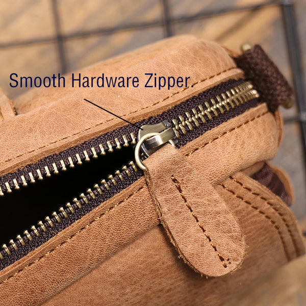 DEEPKEE original nubuck handmade full-grain genuine leather cowhide bag The Satchel Bag #S1242-1