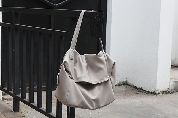 DEEPKEE original nubuck handmade full-grain genuine leather cowhide bag Handcrafted Tote Large Bag #80323