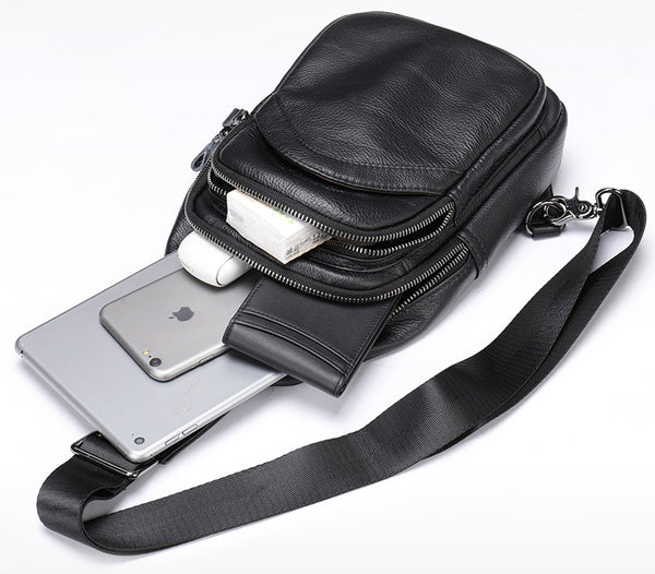 DEEPKEE original nubuck handmade full-grain genuine leather cowhide bag Deepkee Handcraft Crossbody Sling Bags #9000