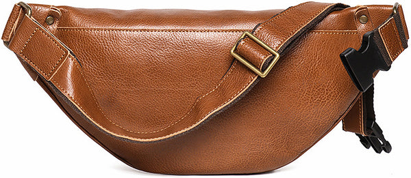 DEEPKEE original nubuck handmade full-grain genuine leather cowhide bag THE FLUTTER SLING HANDBAG No.30021