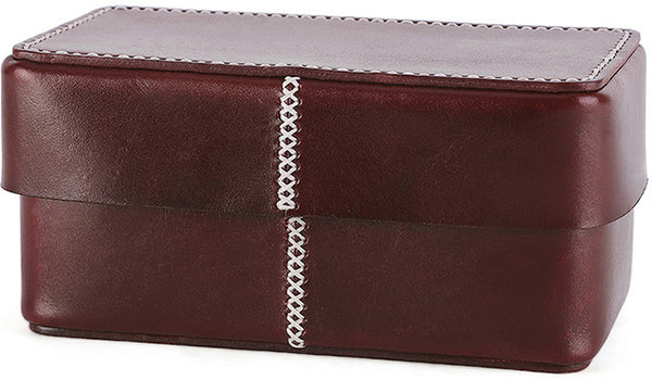 DEEPKEE original nubuck handmade full-grain genuine leather cowhide bag Jewelry Watch Leather Organizer #K067