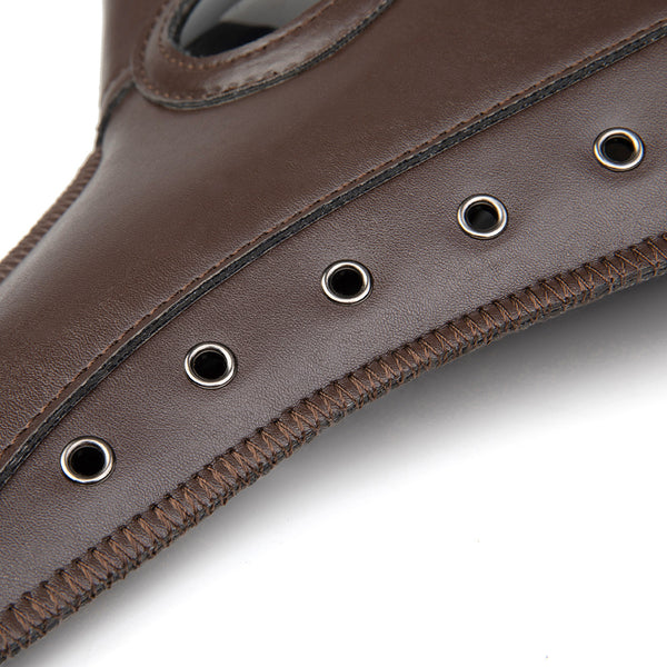 DEEPKEE original nubuck handmade full-grain genuine leather cowhide bag Deepkee Leather Plague Doctor Basis Mask #HG065