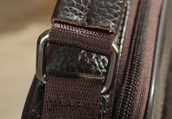 DEEPKEE original nubuck handmade full-grain genuine leather cowhide bag Genuine Leather Vintage Cowhide Crossbody Bag #6042