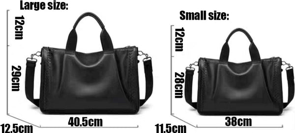 DEEPKEE original nubuck handmade full-grain genuine leather cowhide bag With Braided Edges, Leather Briefcase #SE9203_5