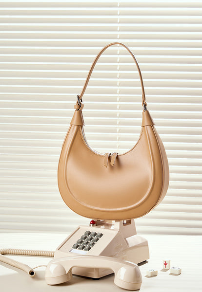 DEEPKEE original nubuck handmade full-grain genuine leather cowhide bag Women's Pink Red Shoulder Bags #2232