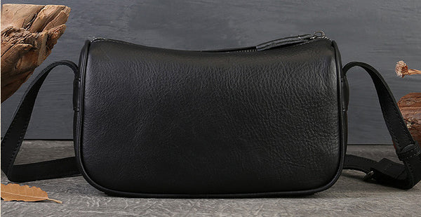 DEEPKEE original nubuck handmade full-grain genuine leather cowhide bag Unisex Leather Boston Bag No.9096