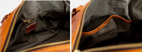 DEEPKEE original nubuck handmade full-grain genuine leather cowhide bag Weekender Bag LB6759