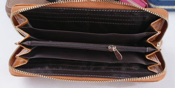 DEEPKEE original nubuck handmade full-grain genuine leather cowhide bag DEEPKEEE HANDMADE | Oil Wax Leather Wallet No.3315