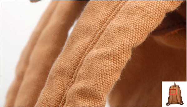 DEEPKEE original nubuck handmade full-grain genuine leather cowhide bag Outdoor Research Backpack #2105