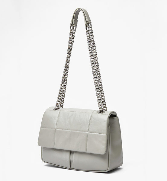 DEEPKEE original nubuck handmade full-grain genuine leather cowhide bag New Chain Stray Bag Vagrant Bag JY361